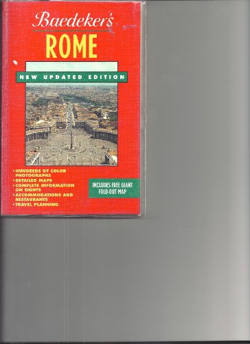 Beispielbild fr Baedeker Rome/Includes Map (BAEDEKER'S ROME) zum Verkauf von Wonder Book