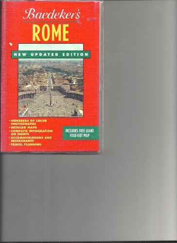 Stock image for Baedeker Rome/Includes Map (BAEDEKER'S ROME) for sale by Wonder Book