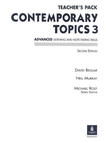 Imagen de archivo de Contemporary Topics 3 a la venta por Phatpocket Limited