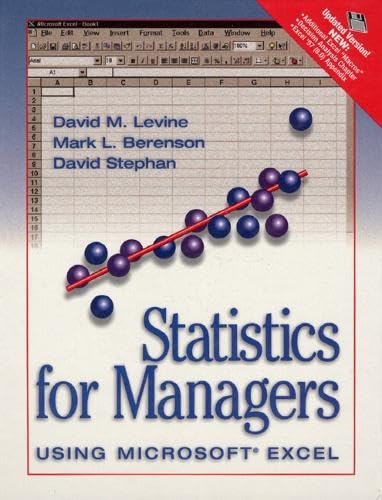 9780130950710: Statistics for Managers Using Microsoft Excel (Updated Version)