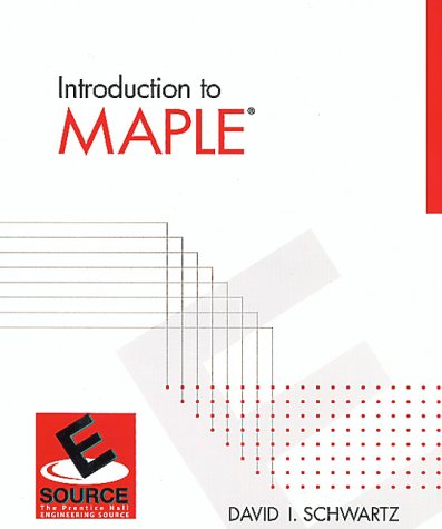 Imagen de archivo de Introduction to Maple (ESource) a la venta por Reuseabook