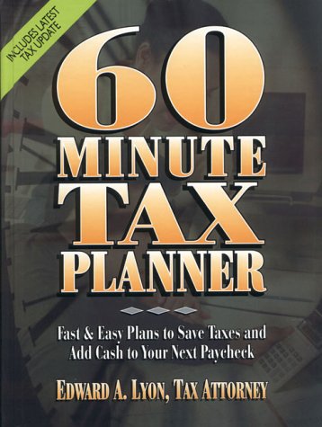 Beispielbild fr 60-Minute Tax Planner zum Verkauf von Better World Books