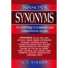 9780130956811: Title: Sissons Synonyms An unabridged synonym and related