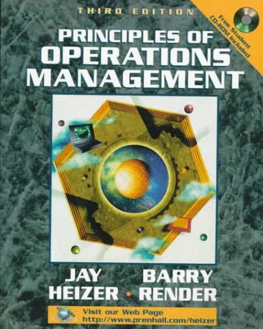 Beispielbild fr Principles of Operations Management zum Verkauf von Decluttr