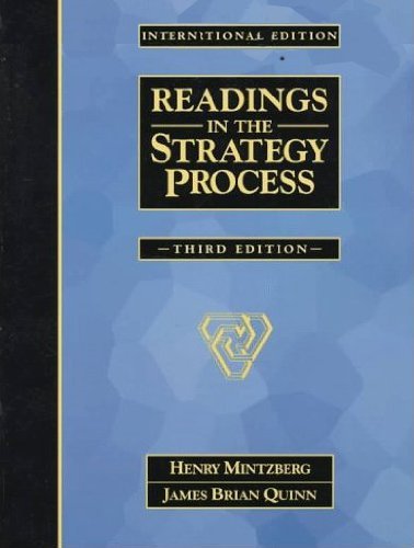 9780130958822: Readings in the Strategy Process: International Edition