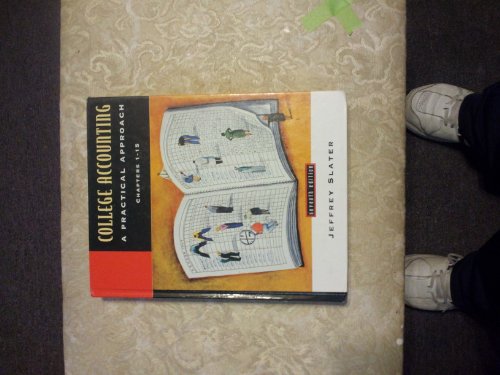 Imagen de archivo de College Accounting: A Practical Approach : Chapters 1-15 a la venta por HPB-Red