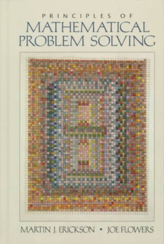 Imagen de archivo de Erickson: Prins Math Prob Solvg _C a la venta por ThriftBooks-Atlanta