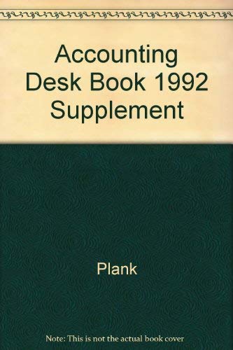Stock image for Accounting Desk Book 1992 Supplement for sale by Kingship Books