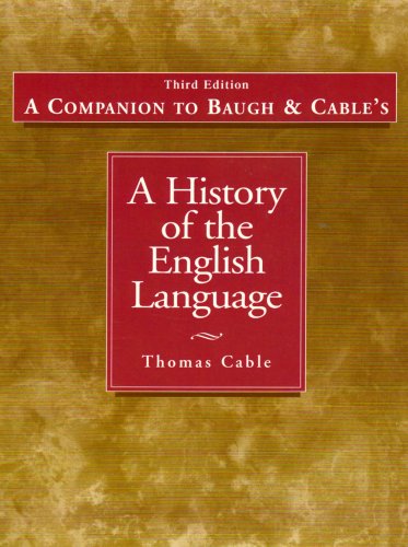 Imagen de archivo de Companion to History of the English Language a la venta por ThriftBooks-Atlanta