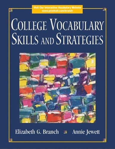 Stock image for College Vocabulary Skills and Strategies for sale by Wonder Book