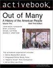 Activebook for Out of Many: A History of the American People, Volume II (3rd Edition) (9780130971531) by Faragher, John Mack; Buhle, Mari Jo; Czitrom, Daniel; Armitage, Susan H.; Armitage, Susan