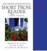 9780130974211: The Simon & Schuster Short Prose Reader