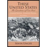 Beispielbild fr These United States: The Questions of Our Past, Combined Concise Edition (2nd Edition) zum Verkauf von HPB-Red