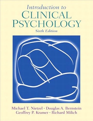 Imagen de archivo de Introduction to Clinical Psychology a la venta por HPB-Red