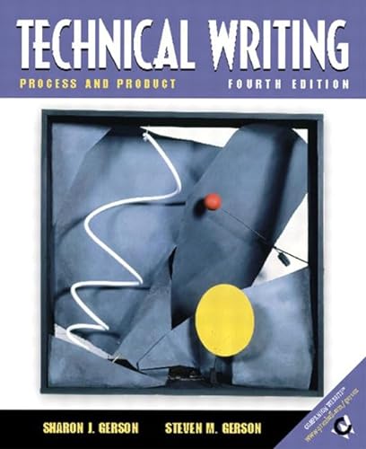 9780130981745: Technical Writing: Process and Product