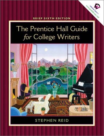 9780130982582: Prentice Hall Guide for College Writers, Brief Edition without Handbook