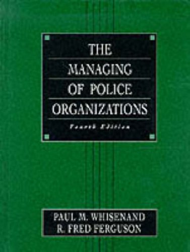 Beispielbild fr Managing of Police Organizations, The zum Verkauf von Mispah books