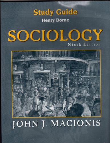 Stock image for Sociology, 9th edition (Study Guide) for sale by Ammareal