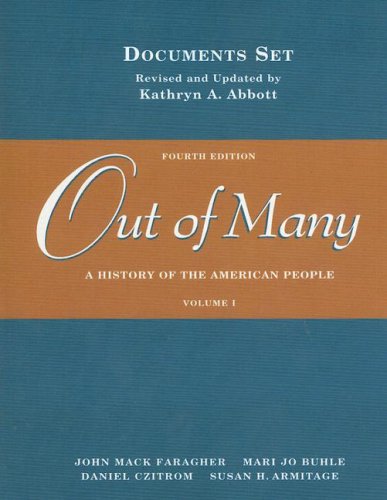 Imagen de archivo de Out of Many Vol. 1 : A History of the American People a la venta por Better World Books