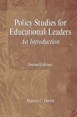 9780130993939: Policy Studies for Educational Leaders: An Introduction