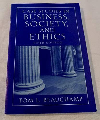 Stock image for Case Studies in Business, Society, and Ethics for sale by BooksRun