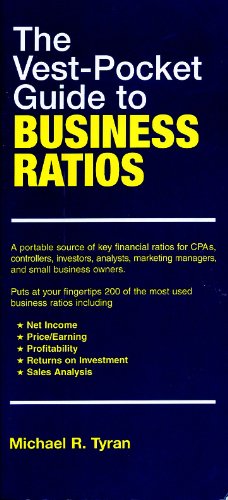 Stock image for The Vest-Pocket Guide to Business Ratios for sale by HPB-Red