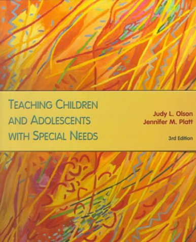 9780130999498: Teaching Children and Adolescents with Special Needs (3rd Edition)