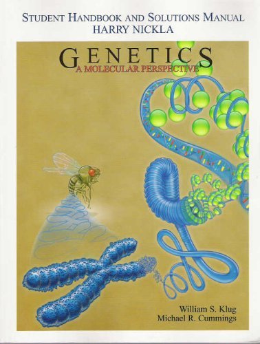 Genetics: Molecular Perspective (9780131005105) by Harry Nickla