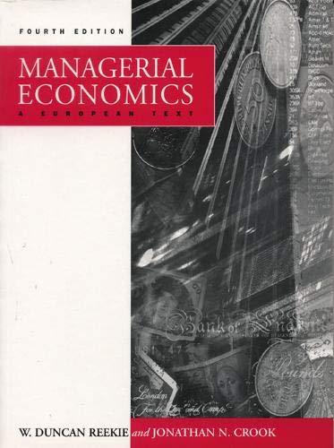Stock image for Managerial Economics (4th Edition) for sale by MusicMagpie