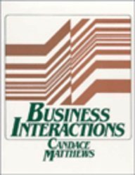Imagen de archivo de Business Interactions a la venta por HPB-Red