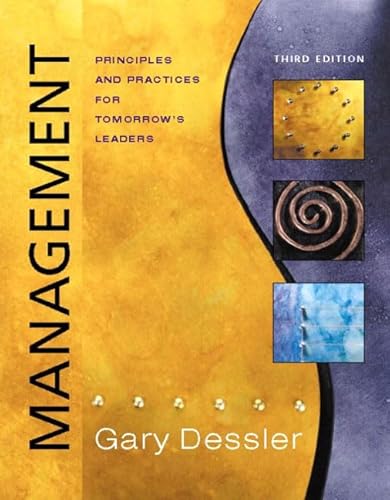 Stock image for Management: Principles and Practices for Tomorrow's Leaders, Third Edition for sale by SecondSale