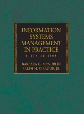 Imagen de archivo de Information Systems Management in Practice a la venta por ThriftBooks-Atlanta