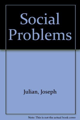 Imagen de archivo de Social Problems a la venta por Once Upon A Time Books
