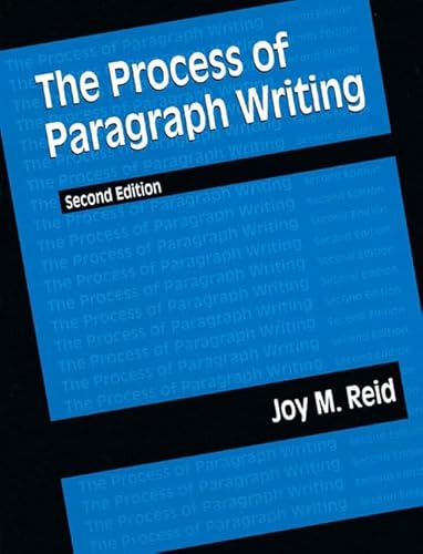 Imagen de archivo de The Process of Paragraph Writing a la venta por Better World Books