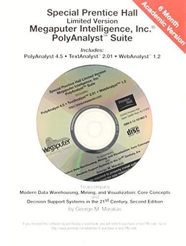 Stock image for Megaputer Software Suite CD-ROM for sale by BookHolders