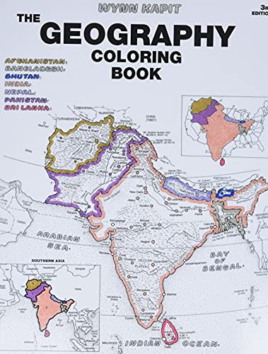 Imagen de archivo de Geography Coloring Book a la venta por Goodwill