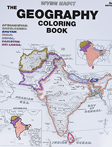 9780131014725: Geography Coloring Book