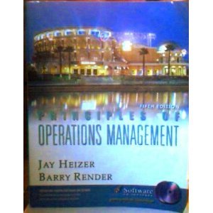 Beispielbild fr Principles of Operations Management zum Verkauf von Better World Books