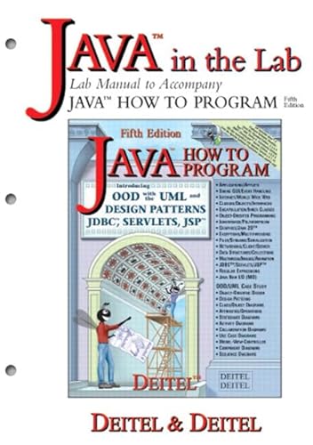 Stock image for Java How to Program Lab Manual (5th Edition) for sale by SecondSale