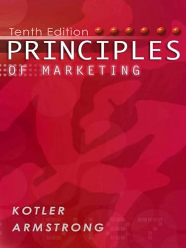Beispielbild fr Principles of Marketing, 10th Edition zum Verkauf von SecondSale