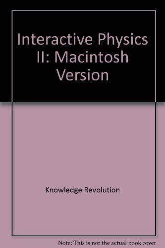 Imagen de archivo de Interactive Physics: Macintosh Version/Book and 2 Discs a la venta por HPB-Red
