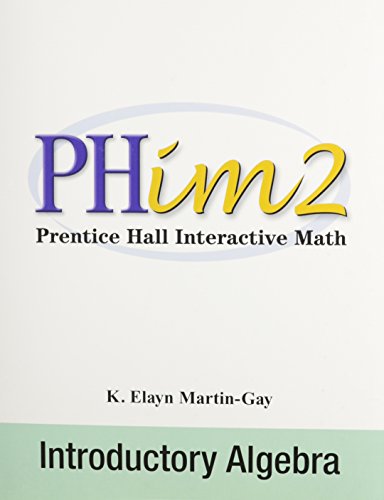 Imagen de archivo de Prentice Hall Interactive Math 2: Introductory Algebra a la venta por HPB-Red
