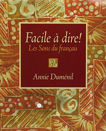 Imagen de archivo de Facile  dire! Les sons du franais with Audio CDs a la venta por Iridium_Books