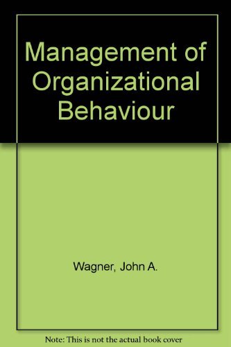 9780131046542: Management of Organizational Behaviour