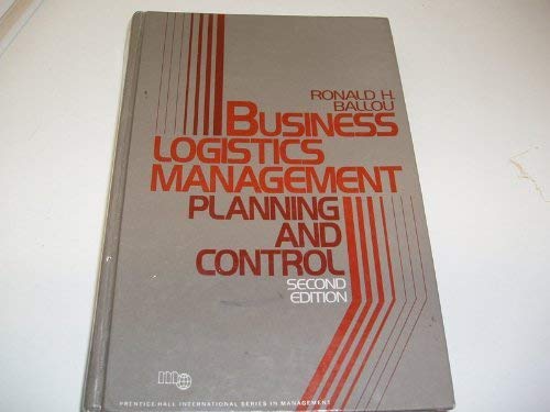 9780131048294: Business Logistics Management (Prentice-Hall International Series in Management)