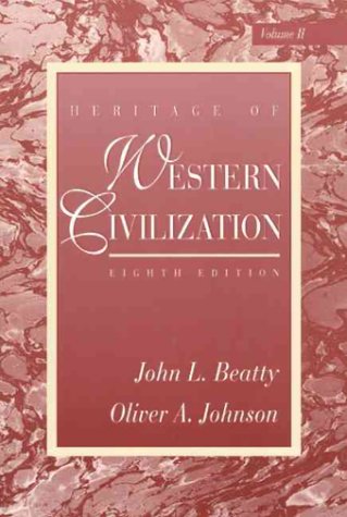 Beispielbild fr Heritage of Western Civilization, Vol. 2, Eighth Edition zum Verkauf von Dunaway Books