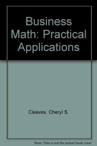 9780131049444: Business Math: Practical Applications