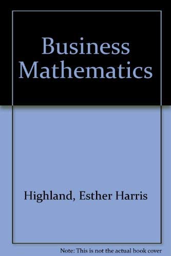 9780131051232: Business Mathematics