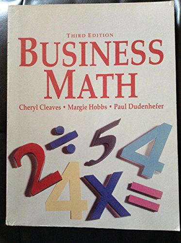 Imagen de archivo de Business Math: Practical Applications a la venta por HPB-Red