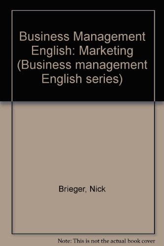 9780131057500: Marketing (Business management English series)